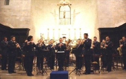 La Fanfara dell’Aeronautica Militare in concerto nella Basilica di Santa Caterina d’Alessandria a Galatina