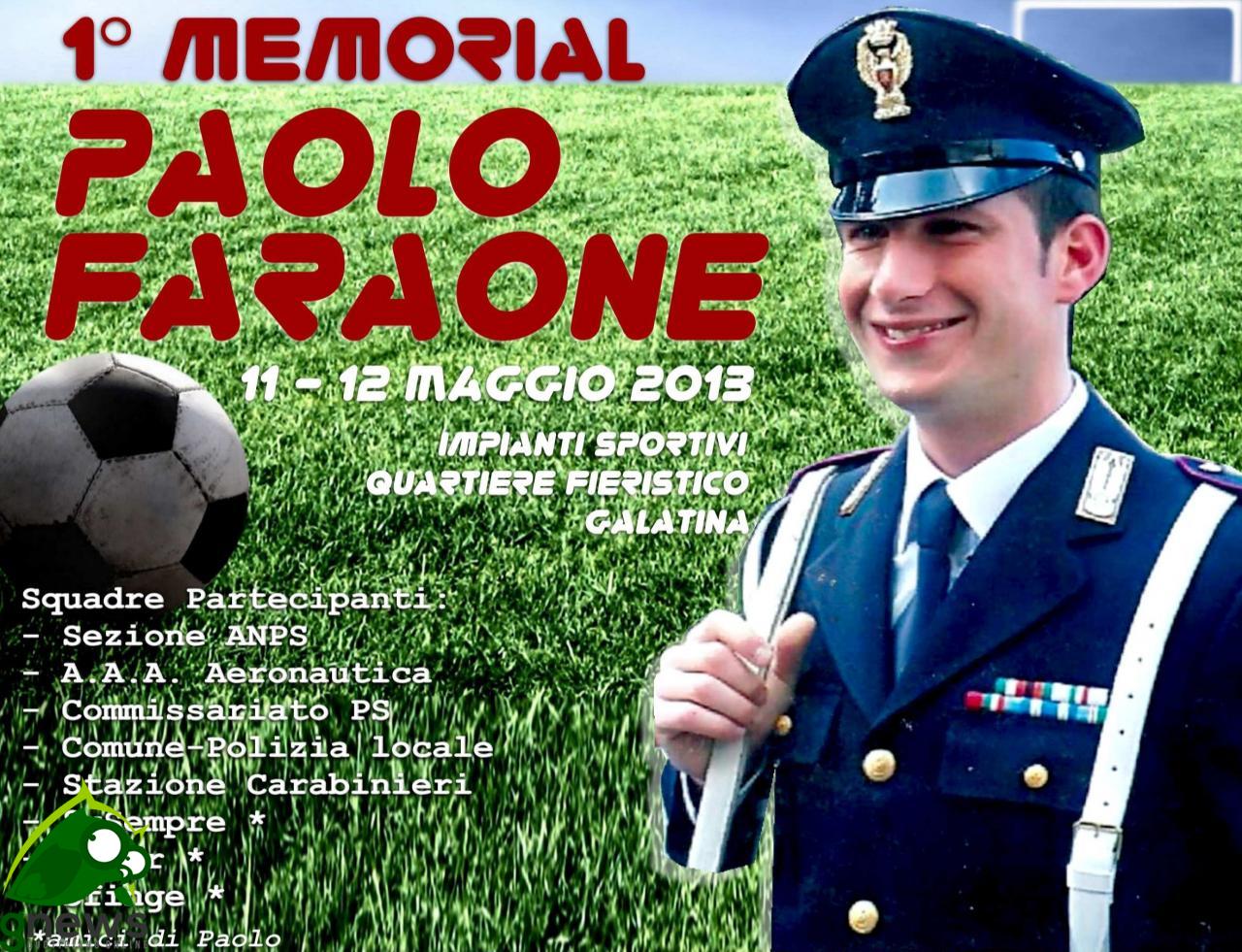 1° Memorial “Paolo Faraone”