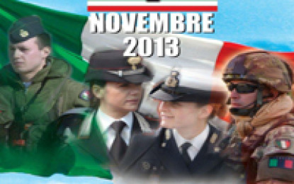 4 NOVEMBRE 2013 95^ GIORNATA DELLE FORZE ARMATE E DELL’UNITA’ NAZIONALE