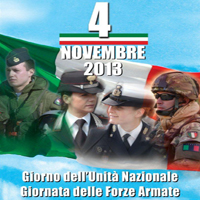 4 NOVEMBRE 2013 95^ GIORNATA DELLE FORZE ARMATE E DELL’UNITA’ NAZIONALE
