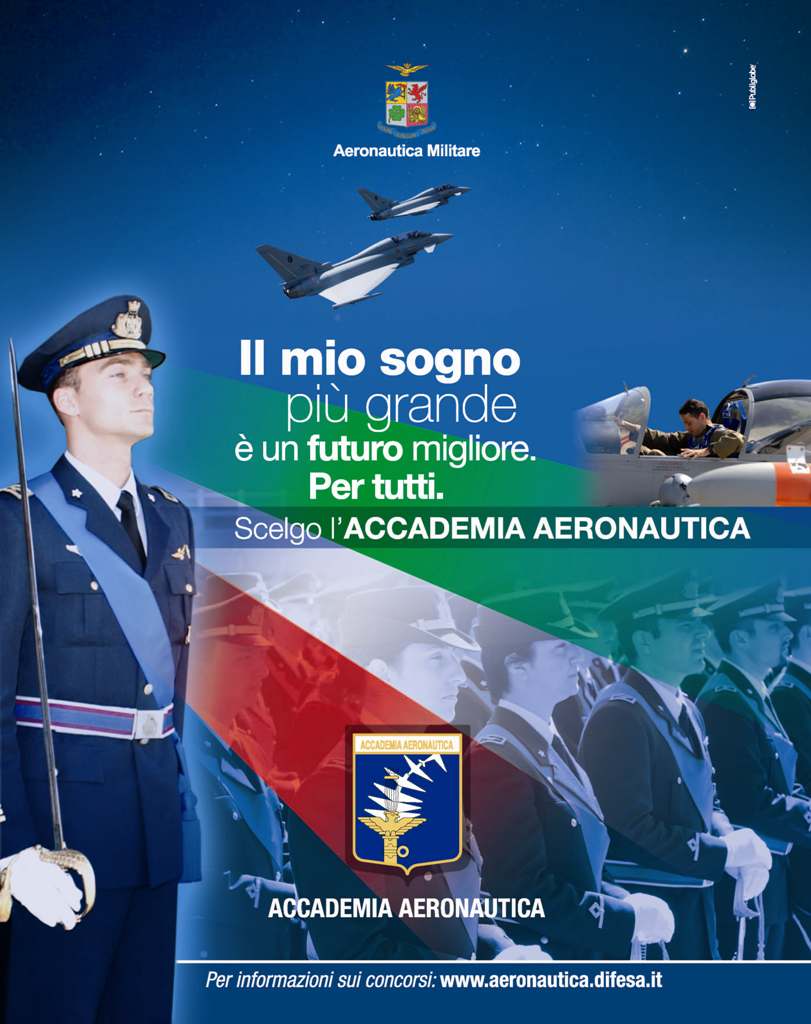 Ministero della Difesa – Concorso, per titoli ed esami, per l’ammissione di complessivi 30 giovani al 5° corso Allievi Ufficiali in Ferma Prefissata (AUFP) per la nomina a Ufficiale in Ferma Prefissata dell’Aeronautica Militare, ausiliario dei ruoli normali e speciali