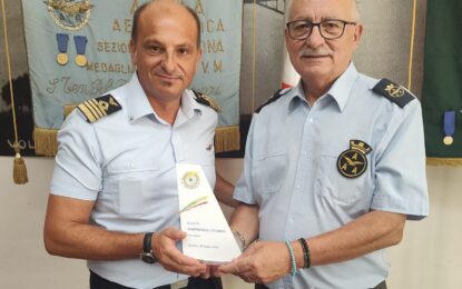 VISITA ISTITUZIONALE PRESSO L’ASSOCIAZIONE ARMA AERONAUTICA DI GALATINA